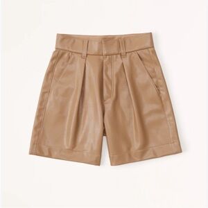 Abercrombie & Fitch Leather Shorts